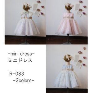 ミニドレスR-083　3色展開