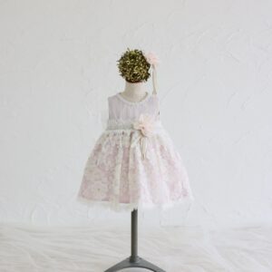 【現品80cm】ショートドレスR-135　ピンク