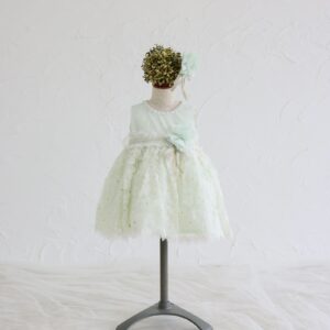 【現品80cm】ショートドレスR-135　ミント
