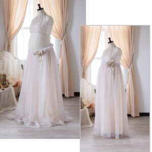 【現品】マタニティードレス R-2011　アイボリー