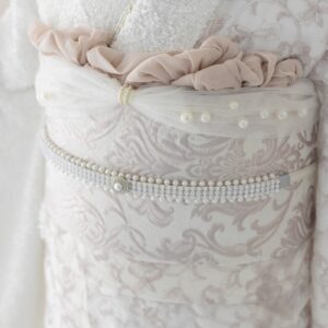 袋帯【正絹】振袖用　GFO-72　シルバーピンク