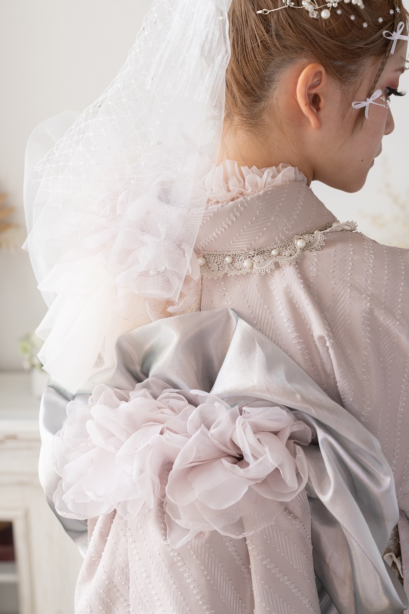 デザイン振袖 「リューサ・ローズ」DK-004A ピンク - 画像 (8)