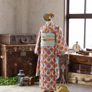 【アウトレット】ポッピン・ドーナッツ-popin‘ donuts-ファミリー 7歳きもの RC660-A