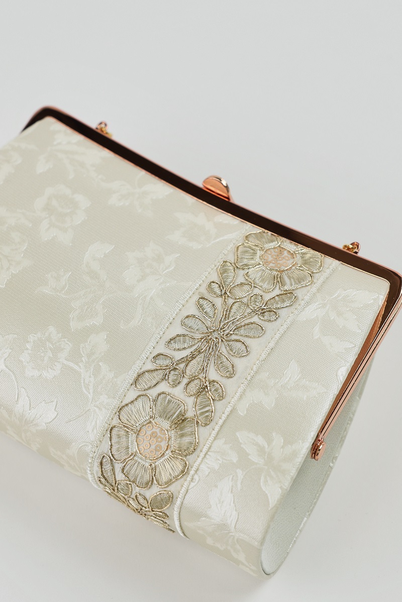 【ラフィネオリジナル】RZT-24w ヒール草履(金)バッグセット - 画像 (4)