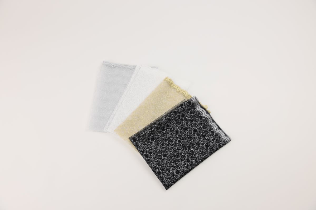 ラフィネモカオリジナル ラメししゅう帯揚 4色展開