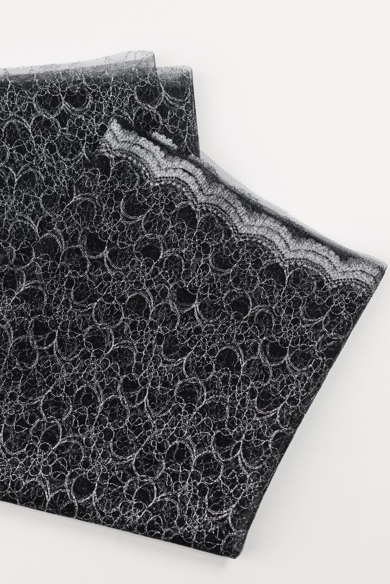 ラフィネモカオリジナル ラメししゅう帯揚 4色展開 - 画像 (4)