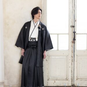 【ラフィネ】メンズセットMK-004【黒・オフ】