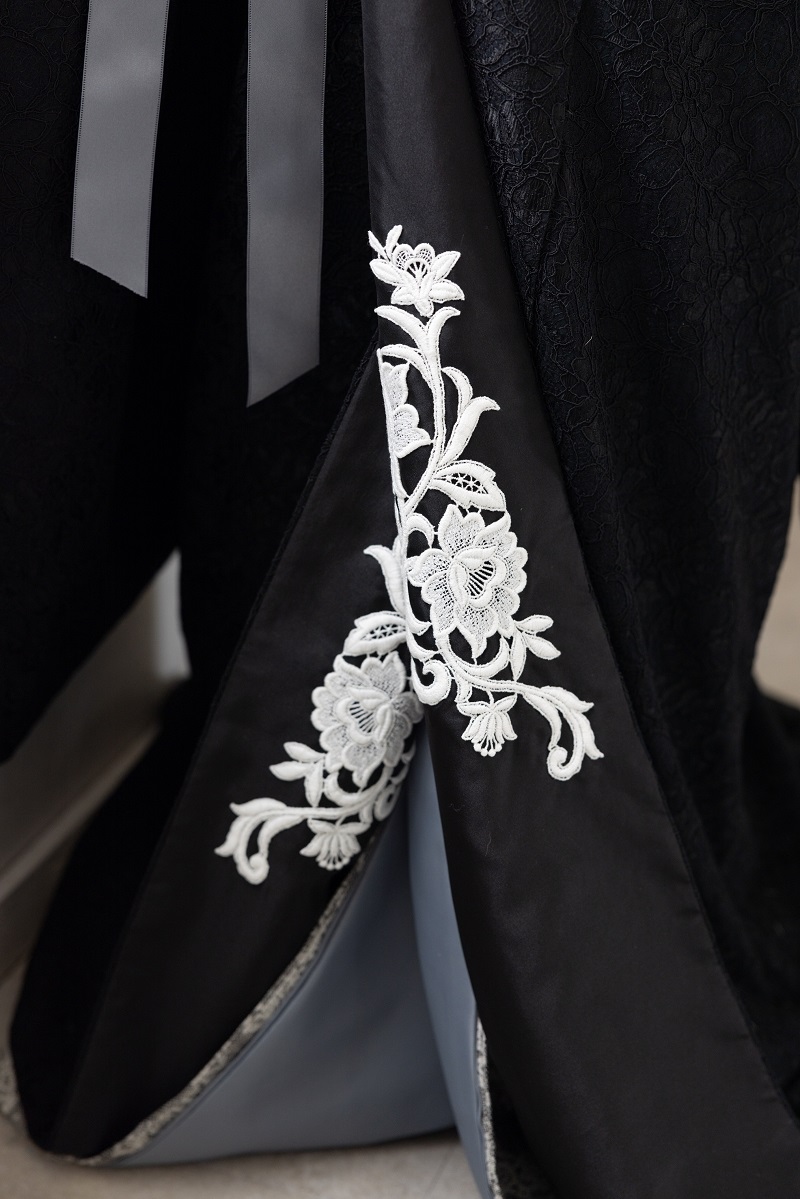 【ラフィネモカ】打掛UK-004【黒グレー】 - 画像 (6)