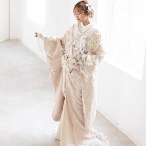 【ラフィネモカ】打掛UK-001【ベージュオフ】