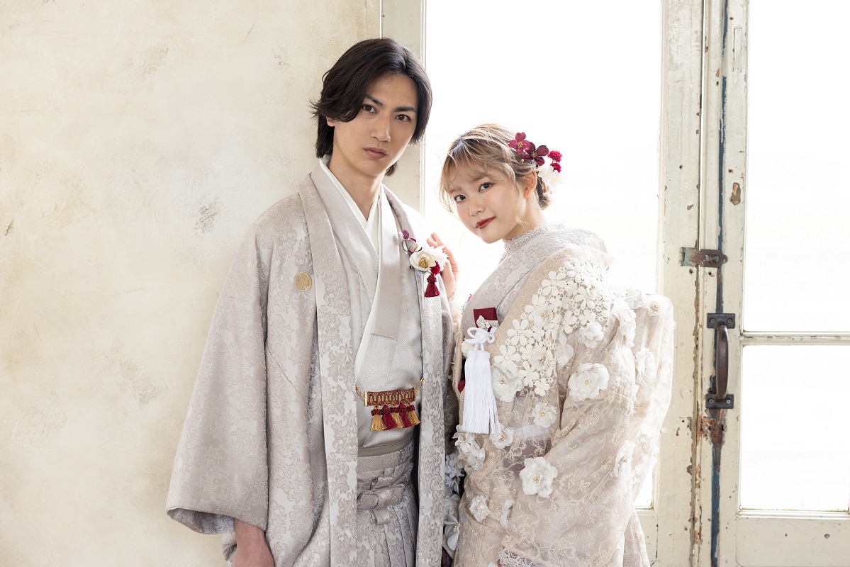 【ラフィネモカ】打掛UK-002【ベージュ】 - 画像 (16)