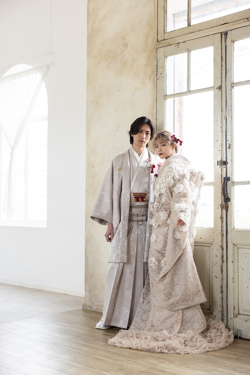 【ラフィネモカ】打掛UK-002【ベージュ】 - 画像 (15)