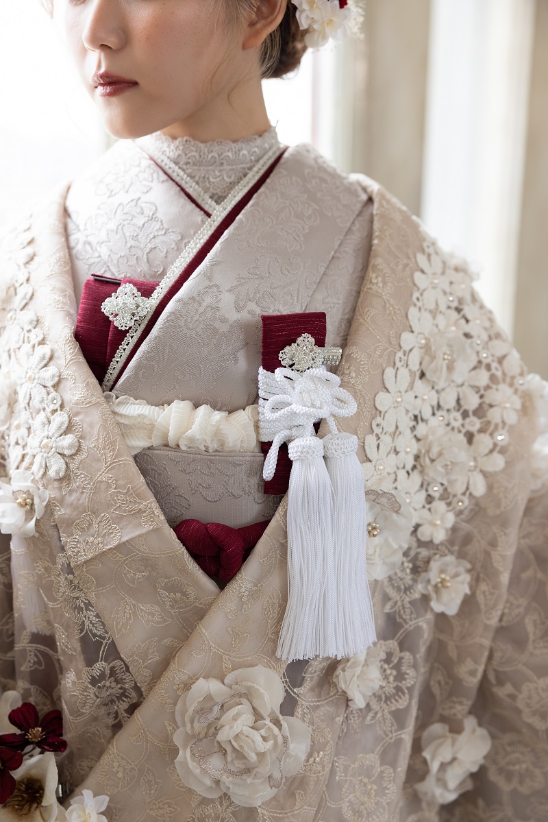 【ラフィネモカ】打掛UK-002【ベージュ】 - 画像 (6)