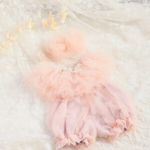 【現品60cm】フード・スタイ・パンツset　RB-52　ピンク