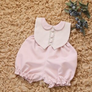 【現品70cm】スタイ・パンツset　RB-53　ピンク