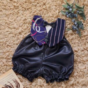 【現品70cm】スタイ・パンツset　RB-54　ブラック