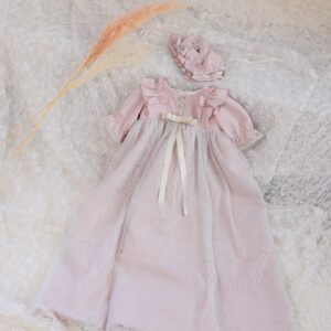 【現品60cm】ベビードレスRB-834　ピンク