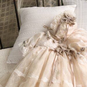 【現品60㎝】ベビードレスRB-804　アイボリー