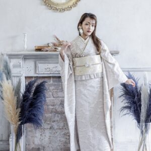 【アウトレット】合繊振袖ラフィネモカ GF-58 -ビタースウィート-