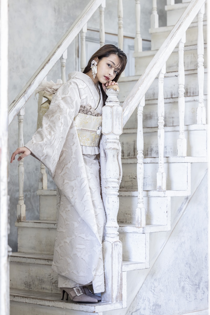 【アウトレット】合繊振袖ラフィネモカ GF-58 -ビタースウィート- - 画像 (9)