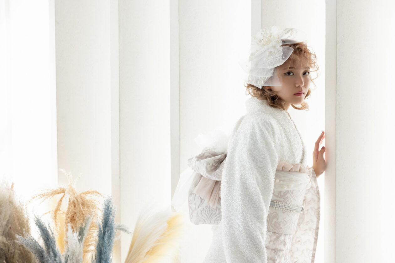 合繊振袖ラフィネモカ GF-72 フェザリーレース - 画像 (25)