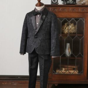 【現品90cm】キッズタキシード　RT-029　ブラック