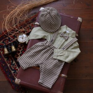 【現品70cm】ベビータキシード　RTB-018　グリーン