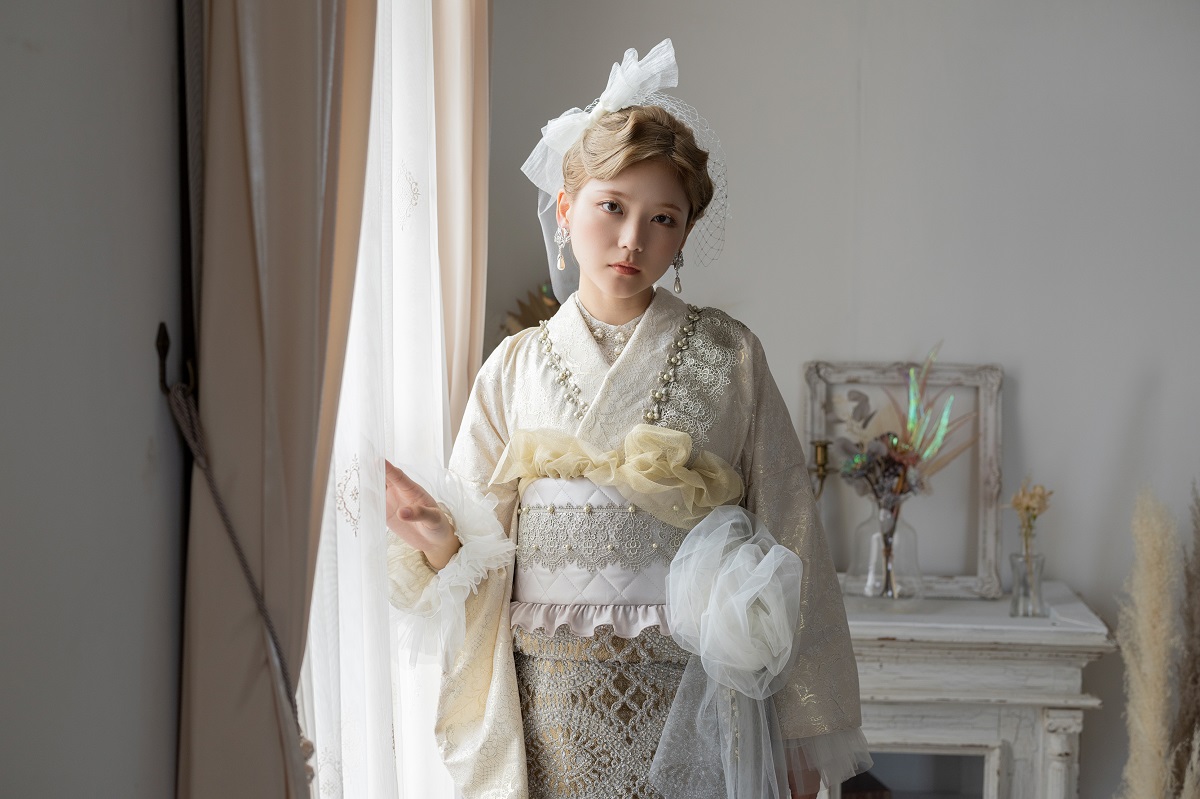 デザイン振袖 DK-003B 「リューサ・ローズ」-メタルレースタイプ- - 画像 (28)