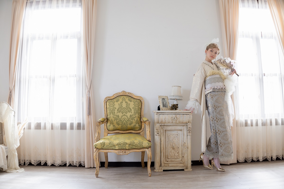 デザイン振袖 DK-003B 「リューサ・ローズ」-メタルレースタイプ- - 画像 (30)