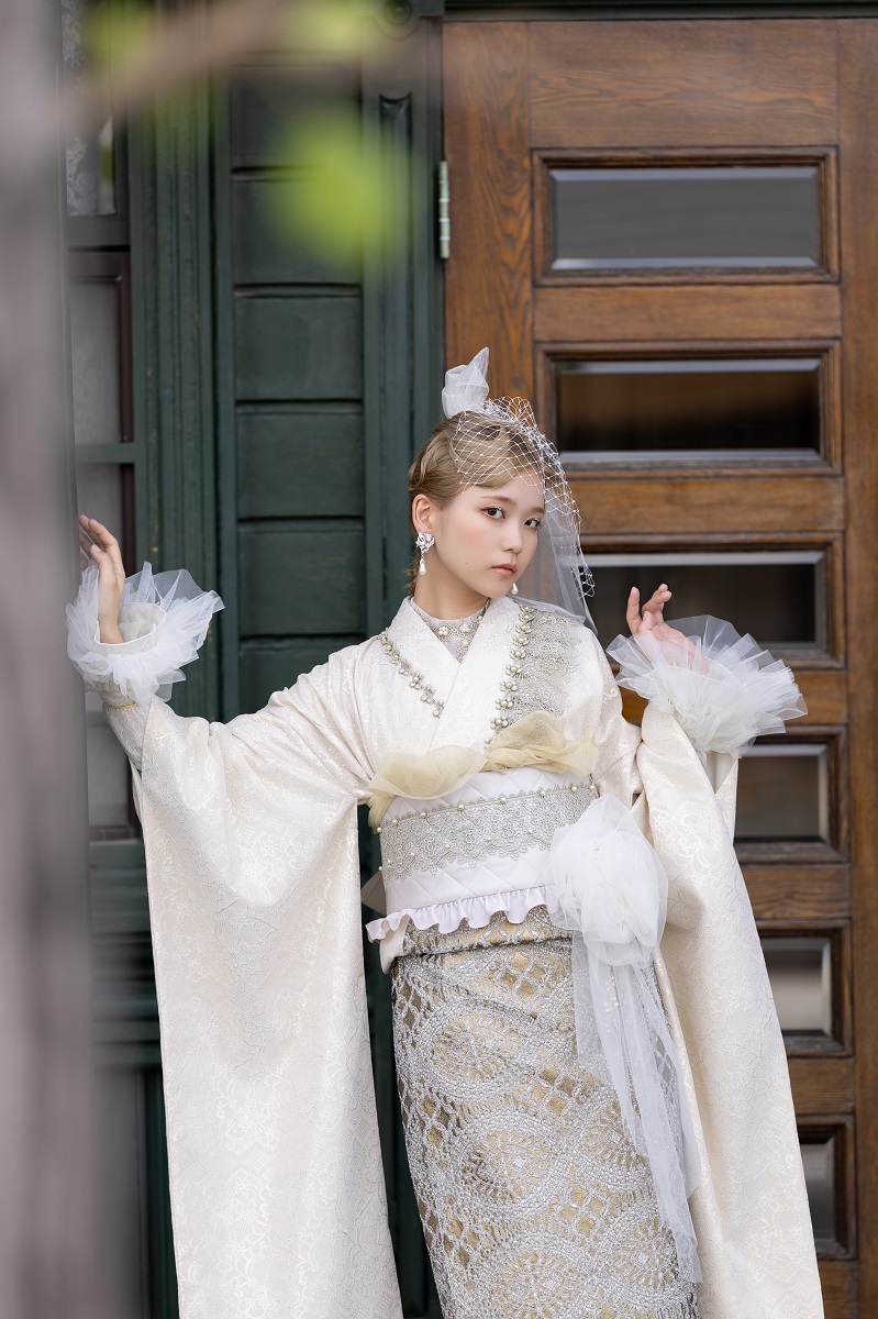 デザイン振袖 DK-003B 「リューサ・ローズ」-メタルレースタイプ- - 画像 (12)