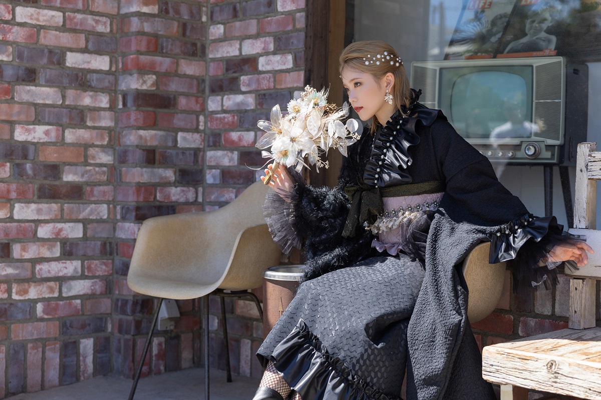 デザイン振袖 DK-002B 「リューサ・ローズ」-フリル&シャギータイプ- - 画像 (25)