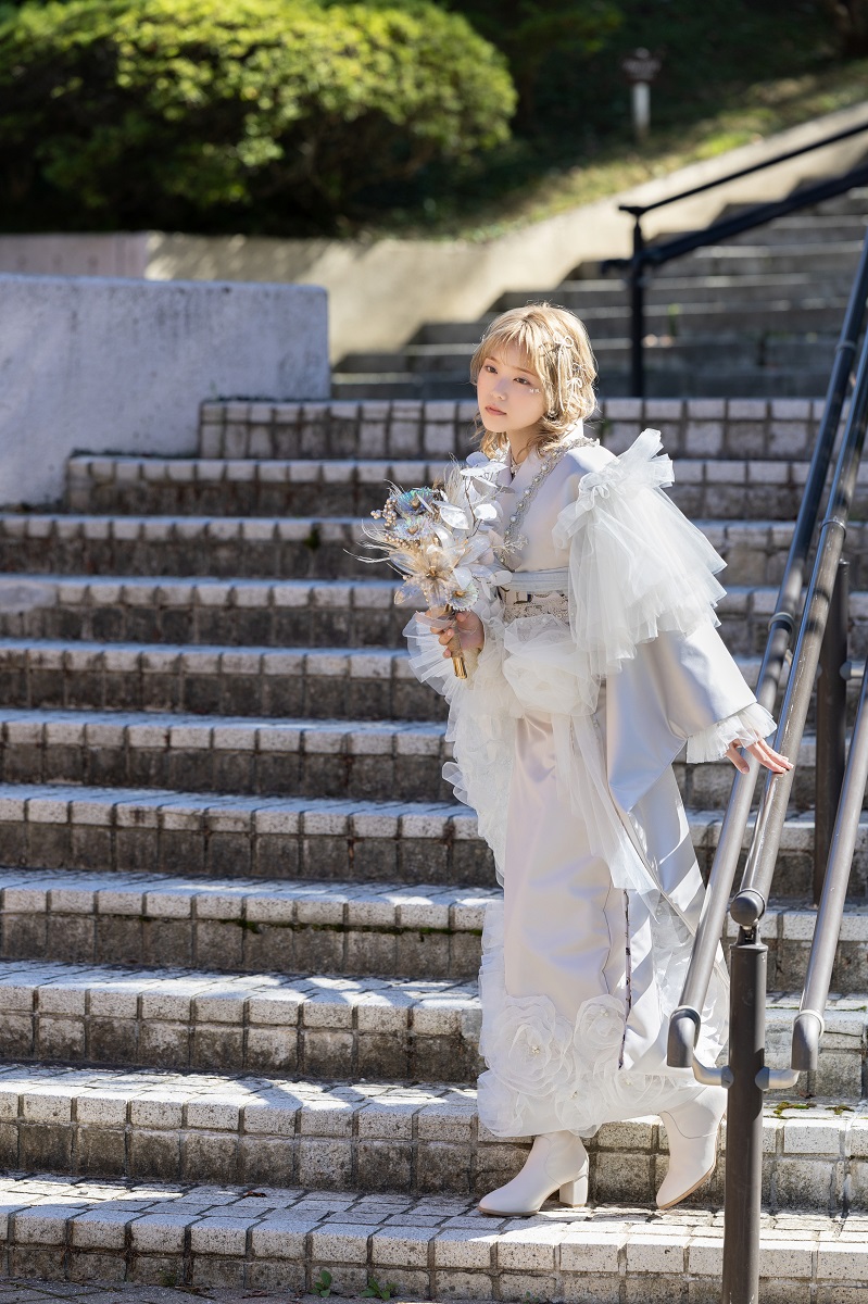 デザイン振袖 DK-001A 「リューサ・ローズ」-片袖シースルー・レースタイプ- - 画像 (27)