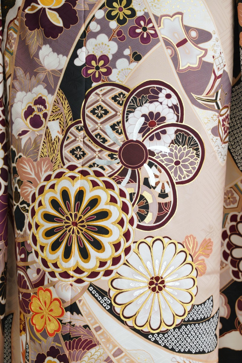 正絹振袖ラフィネモカ RF-11-シャンパンカラー- - 画像 (7)