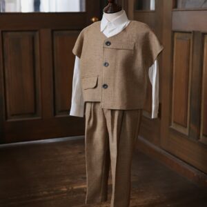 キッズタキシード　B-252　カーキ