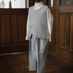 キッズタキシード　B-253　グレー