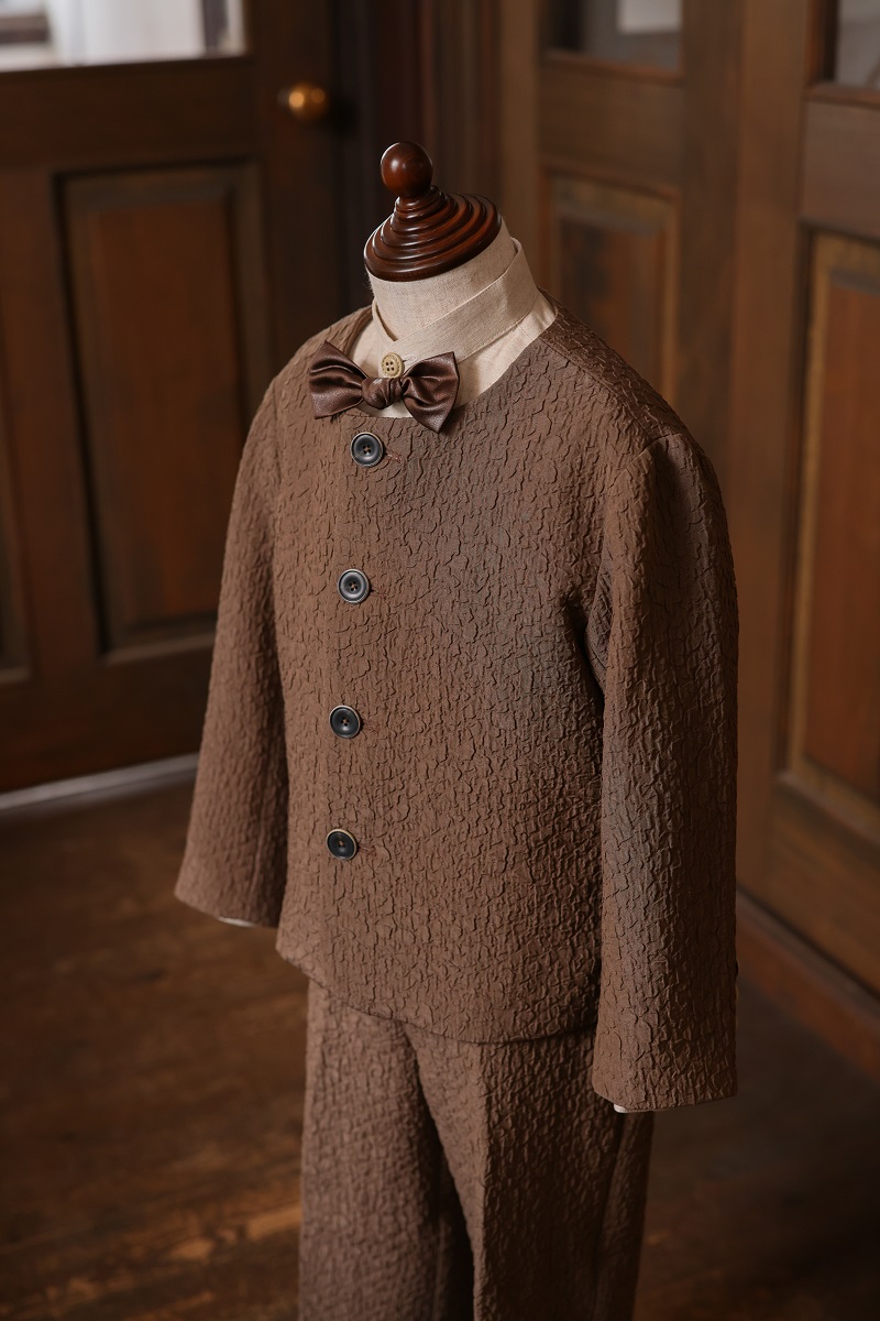 キッズタキシード B-250 ブラウン - 画像 (3)