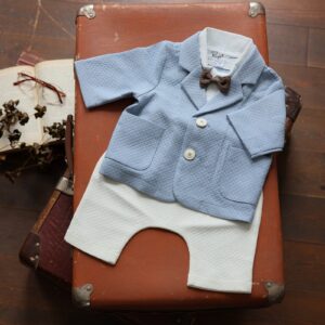 【現品70cm】ベビータキシード　RTB-031　ブルー