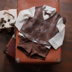 ベビータキシード　B-18　ブラウン