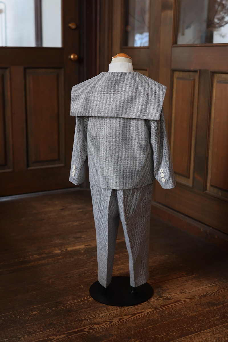 キッズタキシード B-251 グレー - 画像 (2)