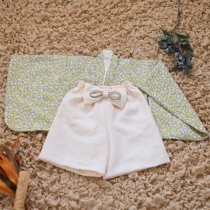 ラフィネココベイビーズ　ベビー袴　RC7700-A 【ｲｴﾛｰｸﾞﾘｰﾝ】