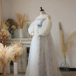 【現品】マタニティードレス R-2018　ブルー