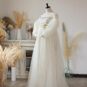 【現品】マタニティードレス R-2018　アイボリー