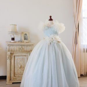 ロングドレスR-129　ミント