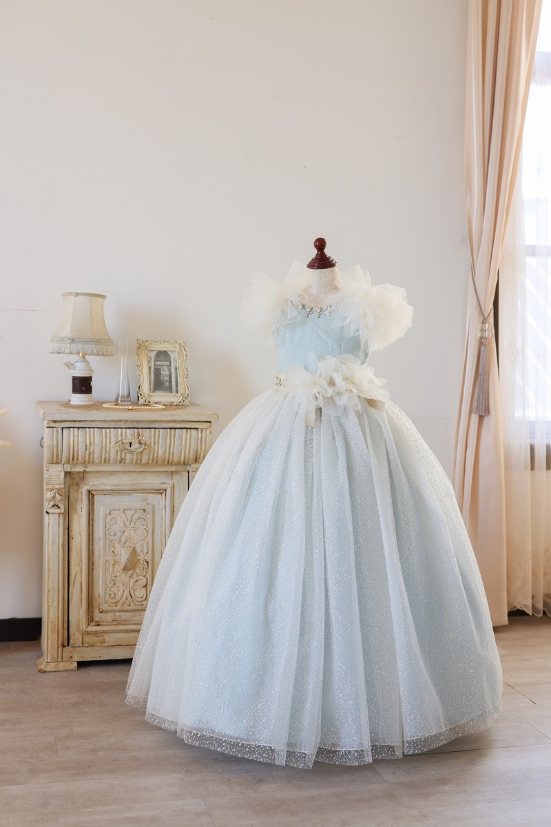 ロングドレスR-129 ミント