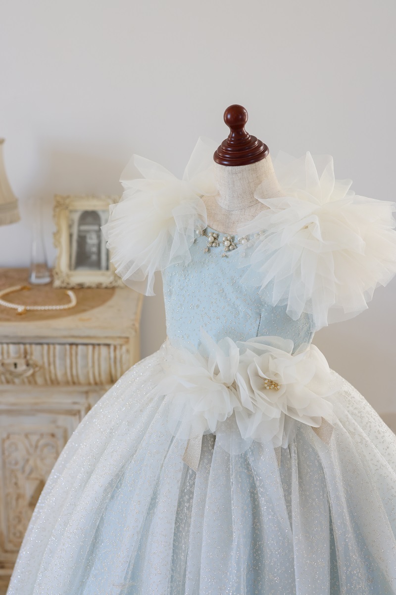 ロングドレスR-129 ミント - 画像 (6)