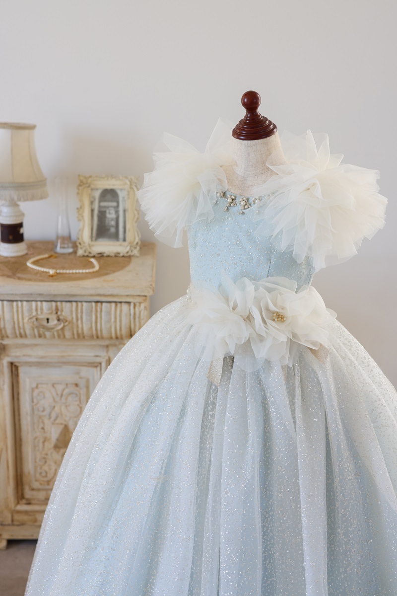 ロングドレスR-129 ミント - 画像 (3)