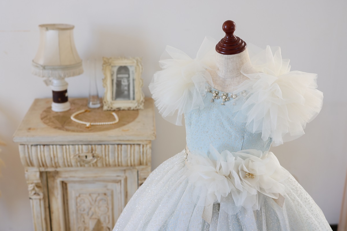 ロングドレスR-129 ミント - 画像 (8)