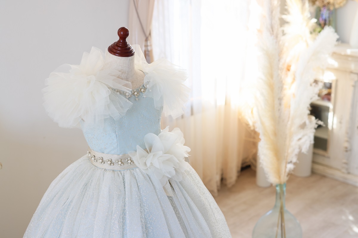 ロングドレスR-129 ミント - 画像 (9)