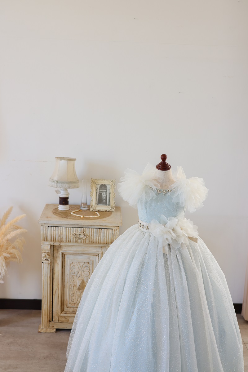 ロングドレスR-129 ミント - 画像 (5)