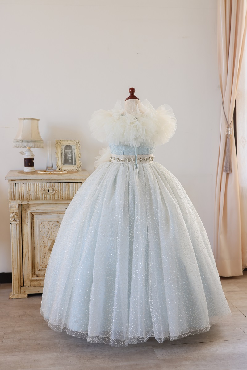 ロングドレスR-129 ミント - 画像 (2)