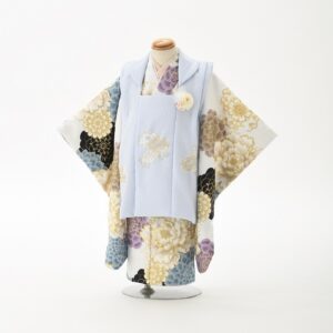 花わらべ3歳女児被布セット WO-7古典 【白】